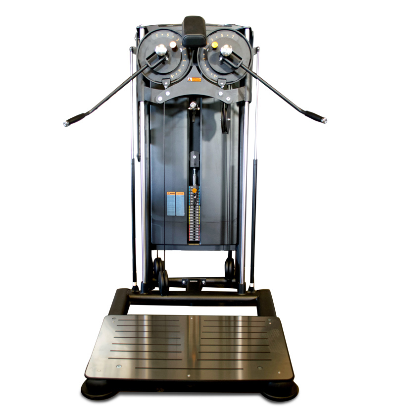 Standing Multi Flight exercise machine on white background 