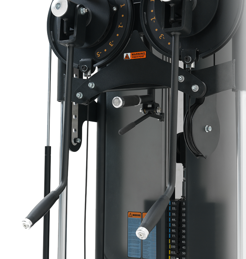 Close-up of the standing multi flight machine