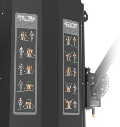 Dual Arm Functional Trainer Exercise Machine 