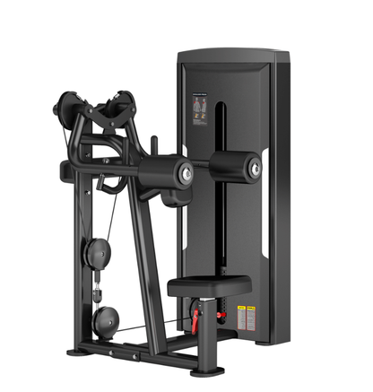 Lateral Raise Black Selectorized Exercise Gym Equipment Displayed on a White Background 