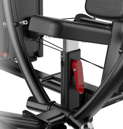 Iso Chest Press Black Selectorized Gym Equipment Close Up