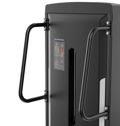 Standing Seated Abduction Black Selectorized Exercise Equipment Close Up of Handles 