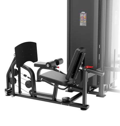 5 Stack Multi Station Black Gym Equipment Close Up Leg Press