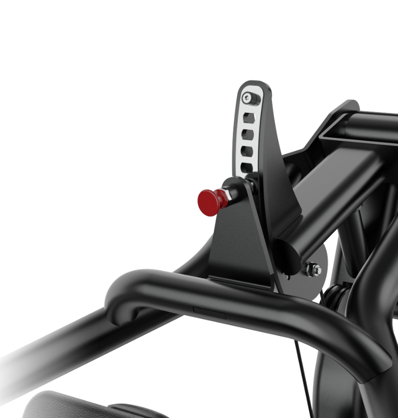 Multi Press Black Selectorized Exercise Machine Gym Equipment Close Up