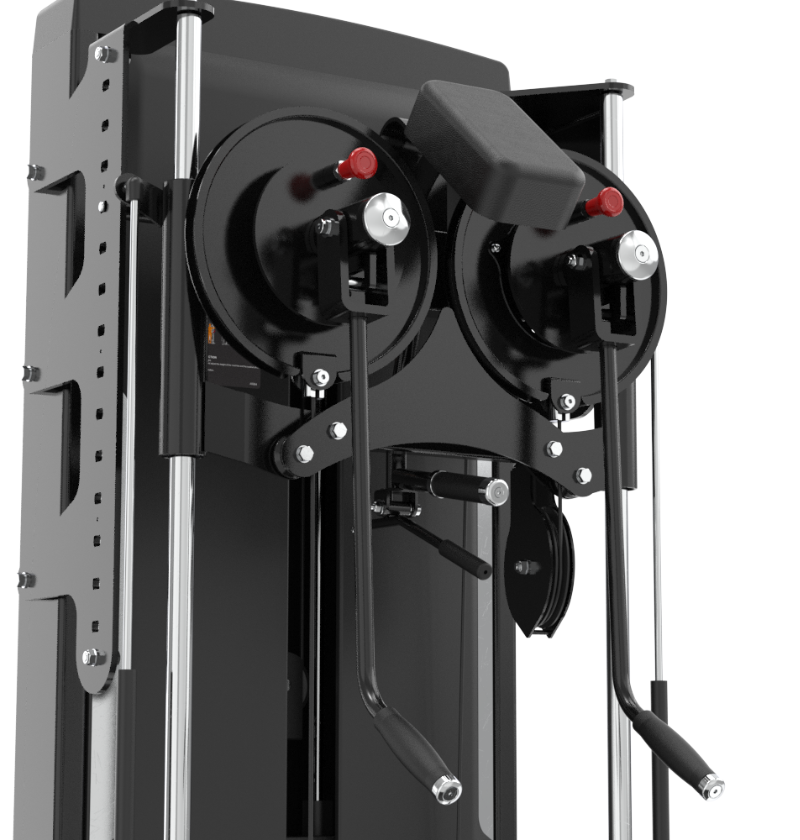 ETE Standing Multi Flight Exercise Gym Equipment Displayed on White Background 