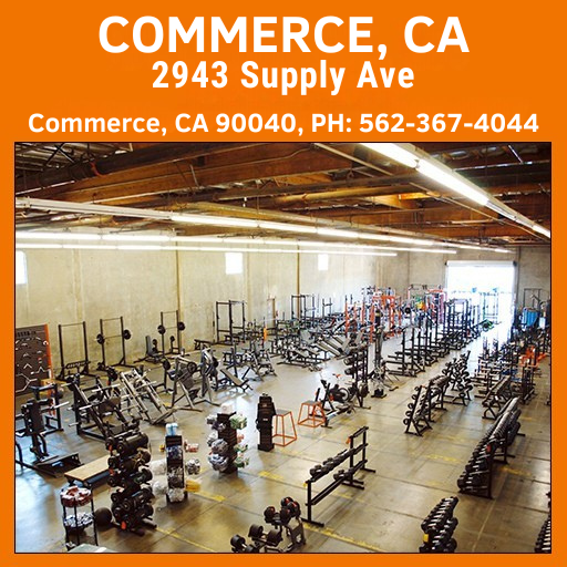 A gym interior in Commerce, CA, featuring exercise equipment and a spacious layout for fitness activities.