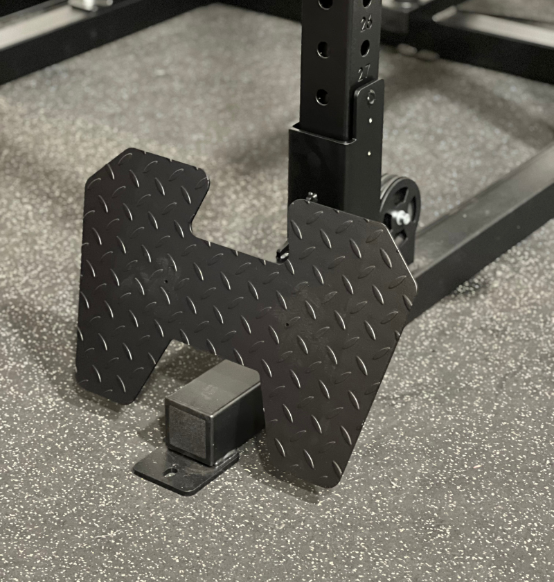 Low Row Foot Plate Attachment for 3 X 3 racks PRE ORDER