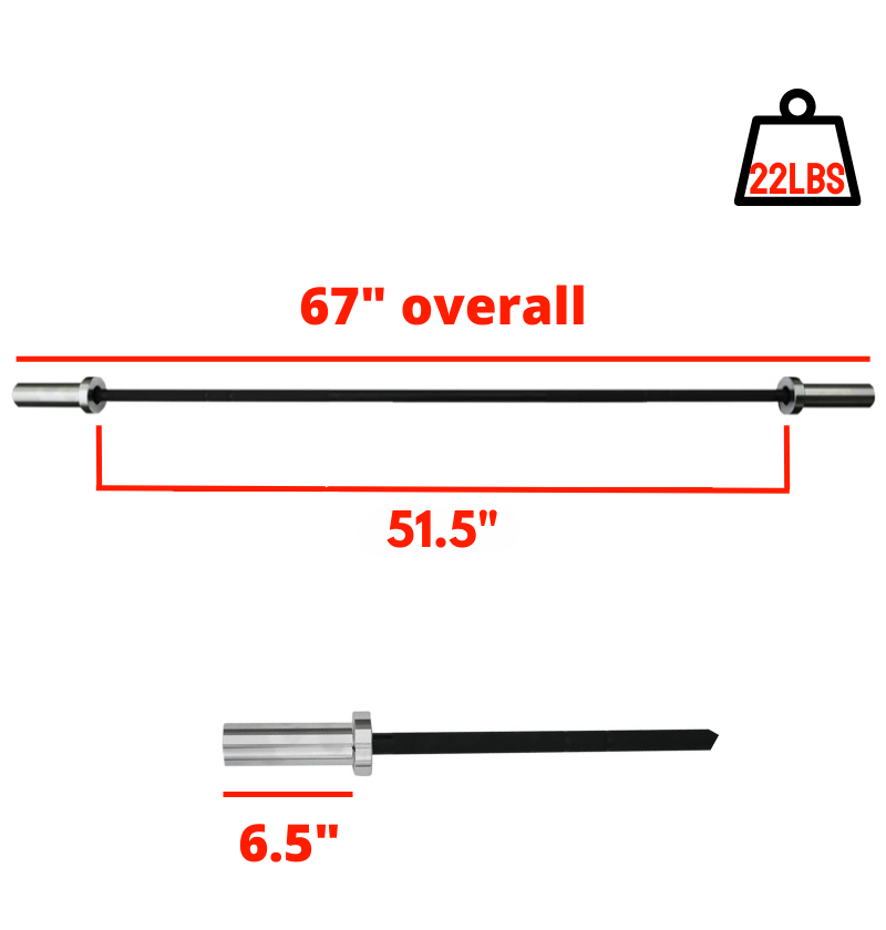 10KG (22 LB) 5ft Bar PRE ORDER