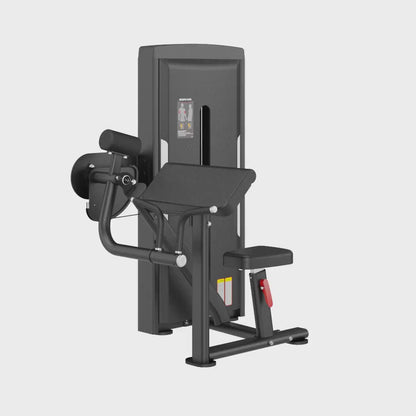 Bicep Curl Black Selectorized Gym Equipment Display Video 360