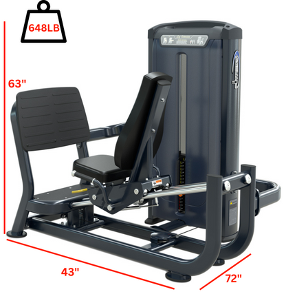 seated leg pess machine