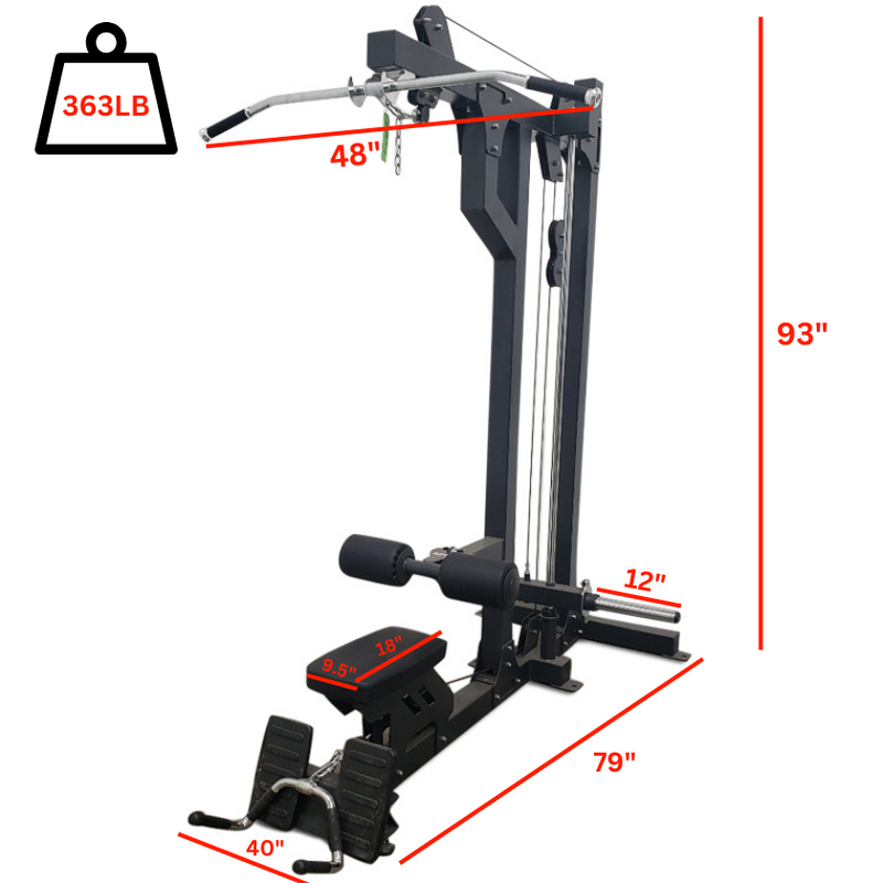 PL7367A Plate Loaded Lat Pulldown Low Row PRE ORDER