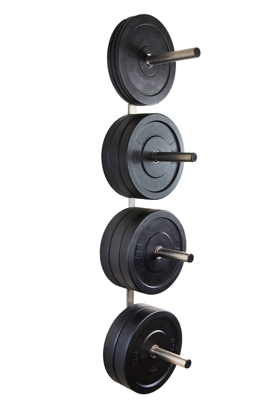 wall mounted bumper plate rack