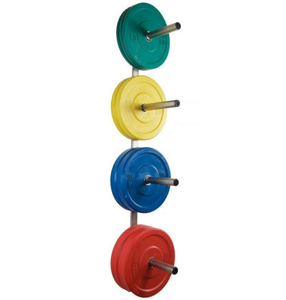wall mounted bumper plate rack