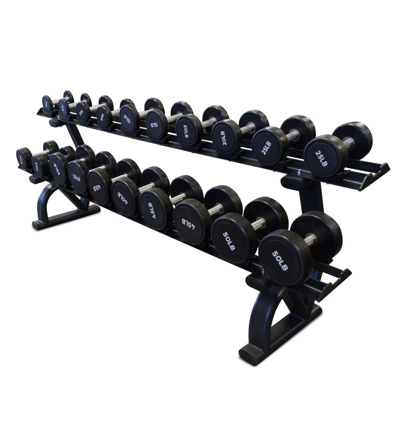 PL7337 2 Tier Dumbbell Rack with Saddles
