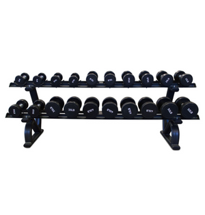 PL7337 2 Tier Dumbbell Rack with Saddles