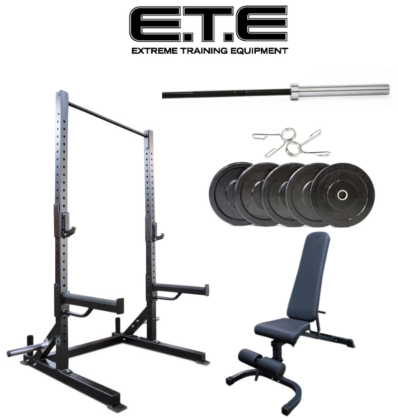 Basic Squat Rack PL7352 Package Deal