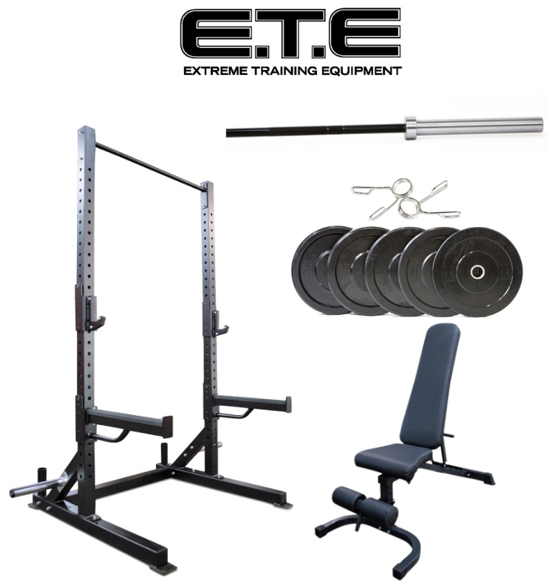 Derfra klud fortryde Basic Squat Rack PL7352 Package Deal extreme training equipment – Extreme  Training Equipment