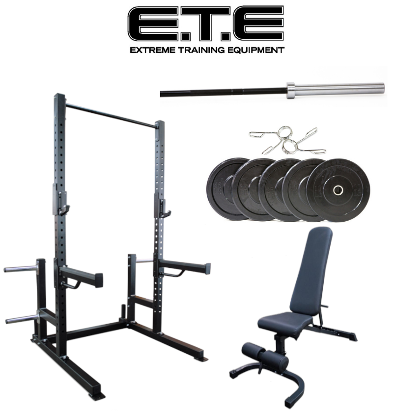 Deluxe Squat Rack PL7353 Package Deal