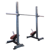 Heavy Duty Squat Stands with Weight Holders