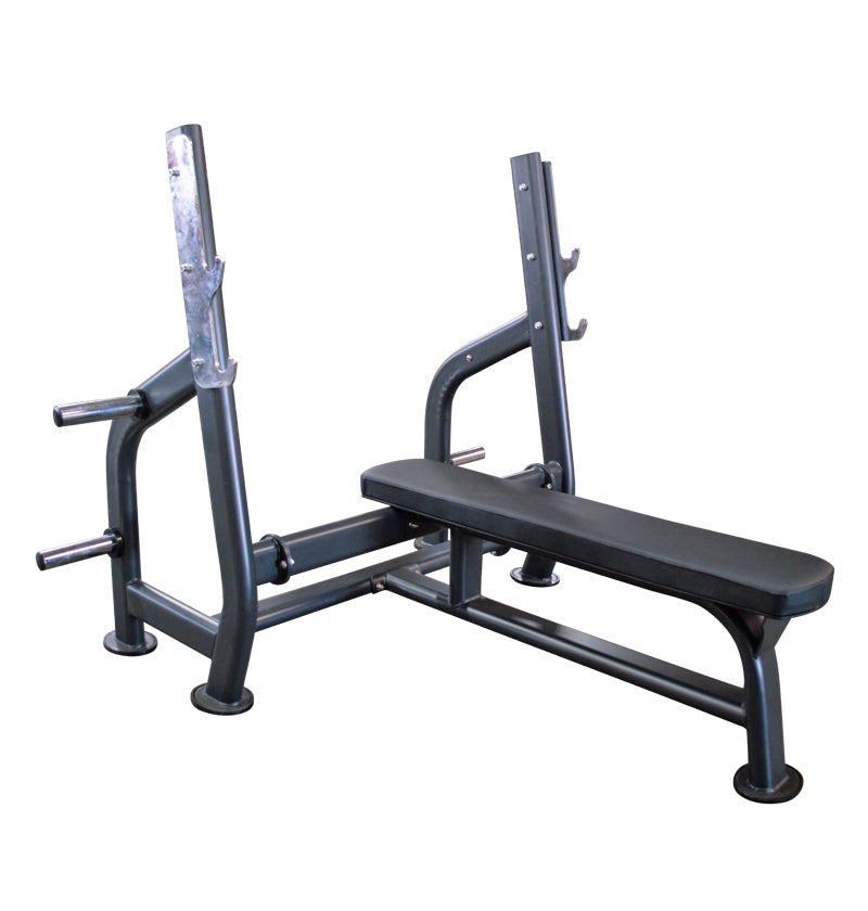 PL7324 Olympic Flat Bench Press w/ Weight Holders – Extreme Training  Equipment