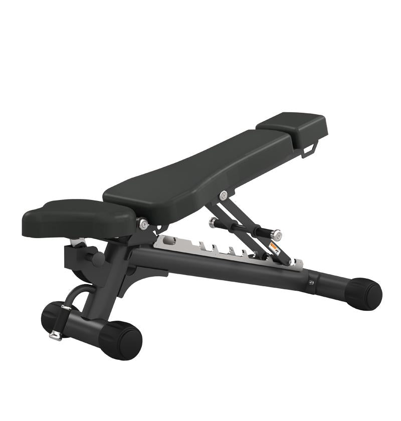 Adjustable Flat Incline Bench ELITE PL7328B by Body Solid shown against a plain white backdrop.