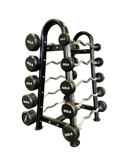 Curl Bar Rack Sturdy Storage Equipment – Extreme Training Equipment