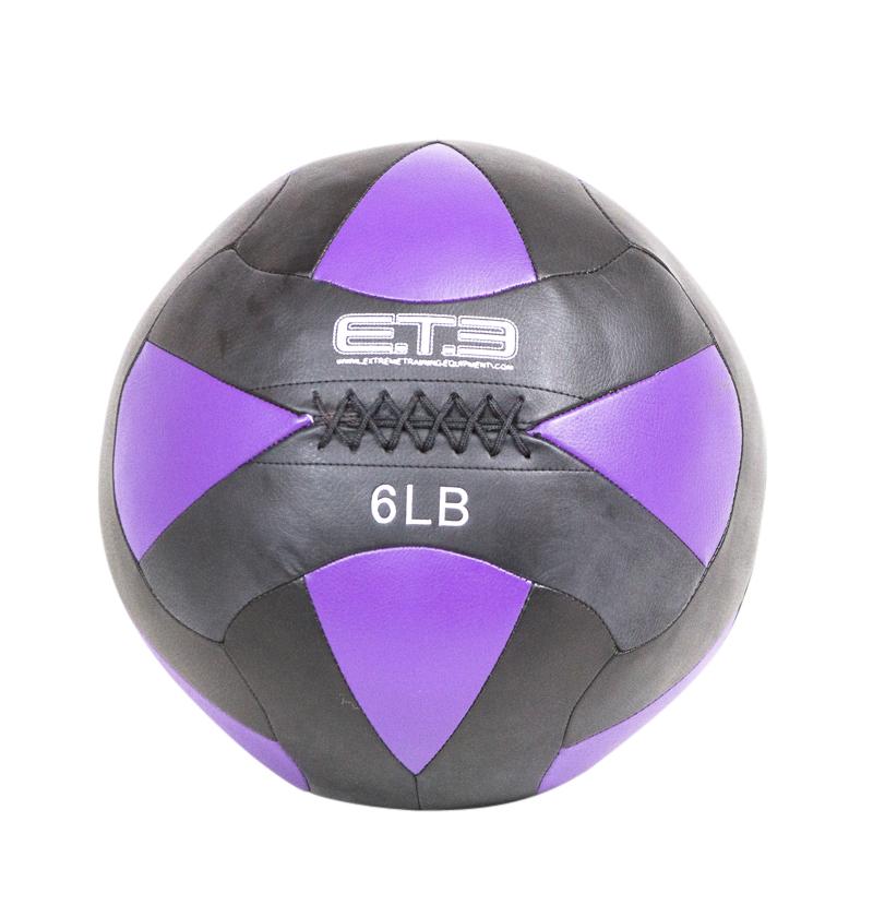 MSPORTS Wall Ball 8kg - Premium Medicijnbal Blauw Voor Krachttraining