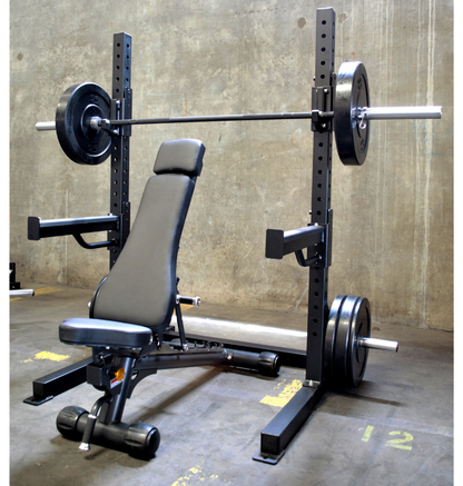 6' Basic Squat Rack PL7351 Package Deal