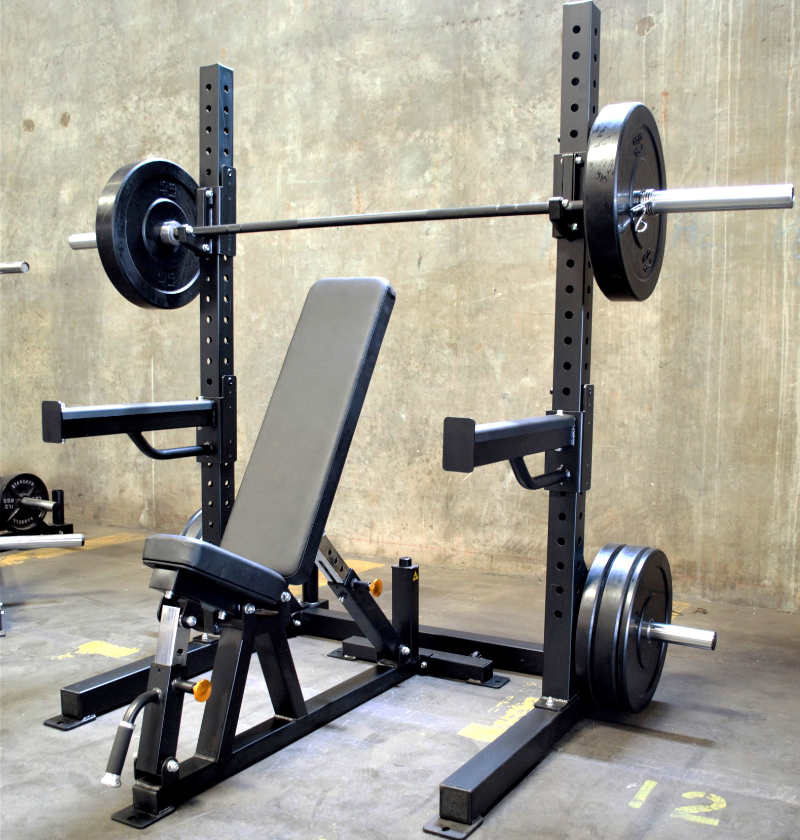 6' Basic Squat Rack PL7351 Package Deal