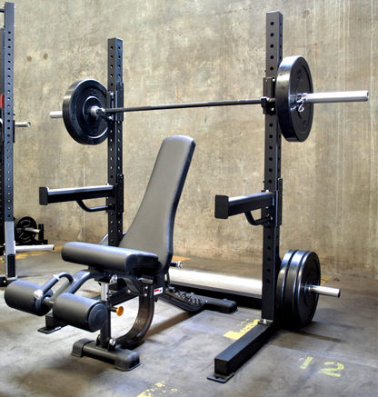 6' Basic Squat Rack PL7351 Package Deal