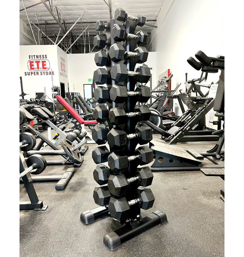extreme training equipment vertical dumbbell rack 5-50lbs