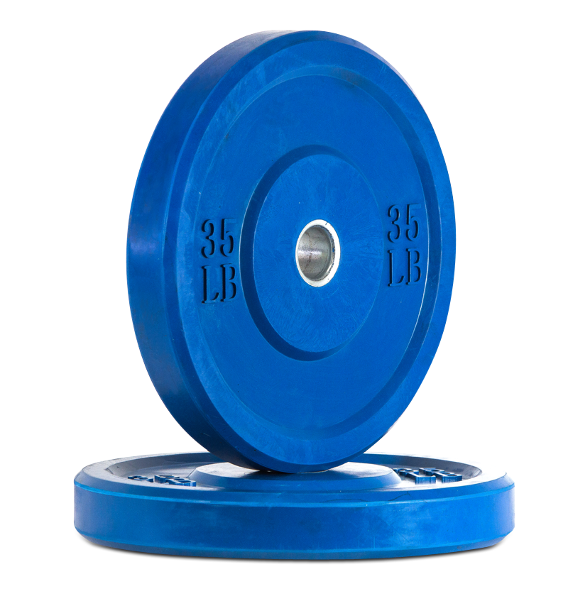 35lb color bumper plate extreme training equipment