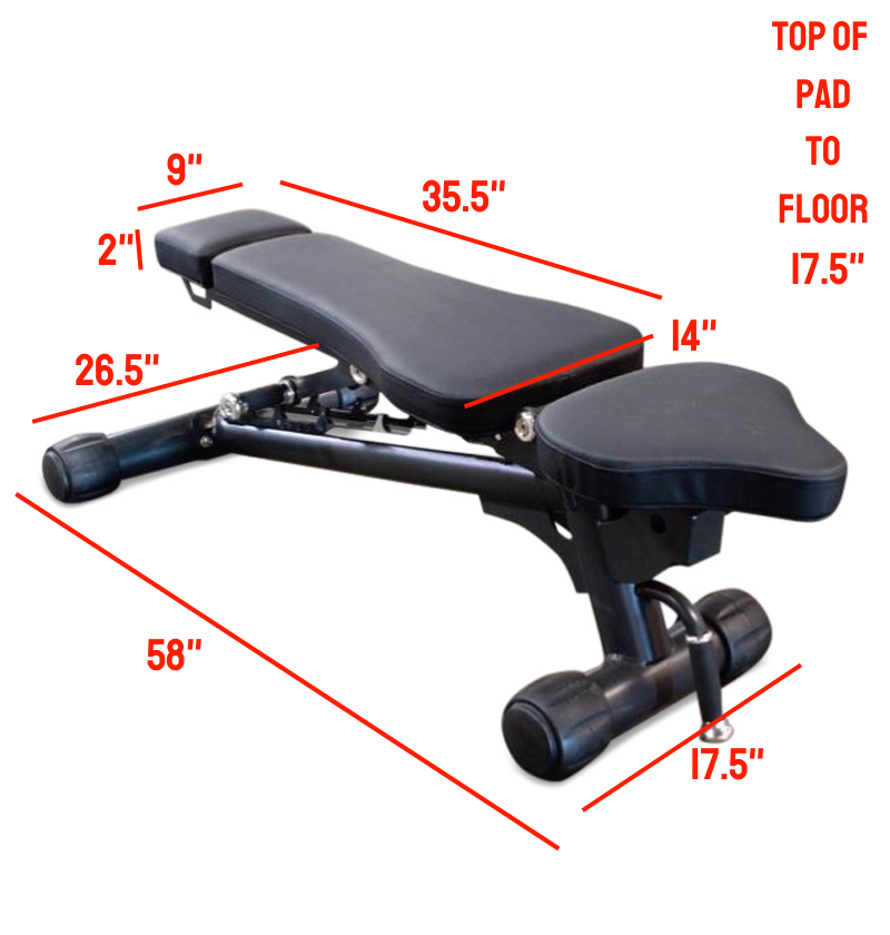 Adustable Flat Incline Bench