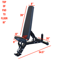 Adjustable Flat Incline Bench