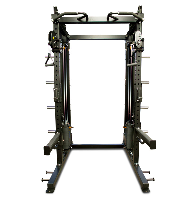 functional trainer squat rack combo