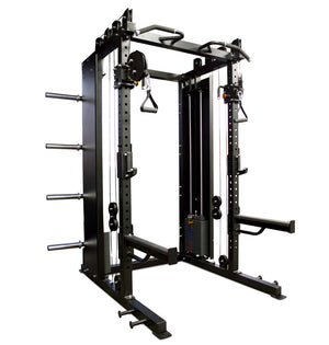 functional trainer squat rack combo