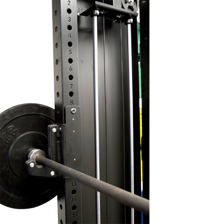 lasered numbering squat rack