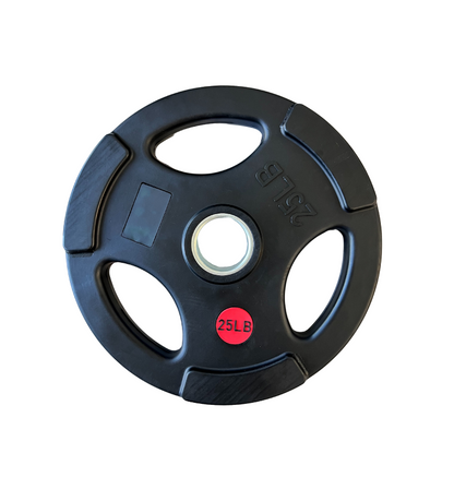 25lb rubber grip plates