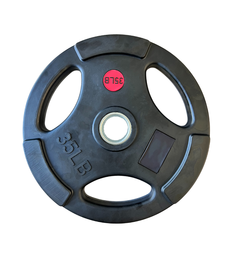 35lb rubber grip plates