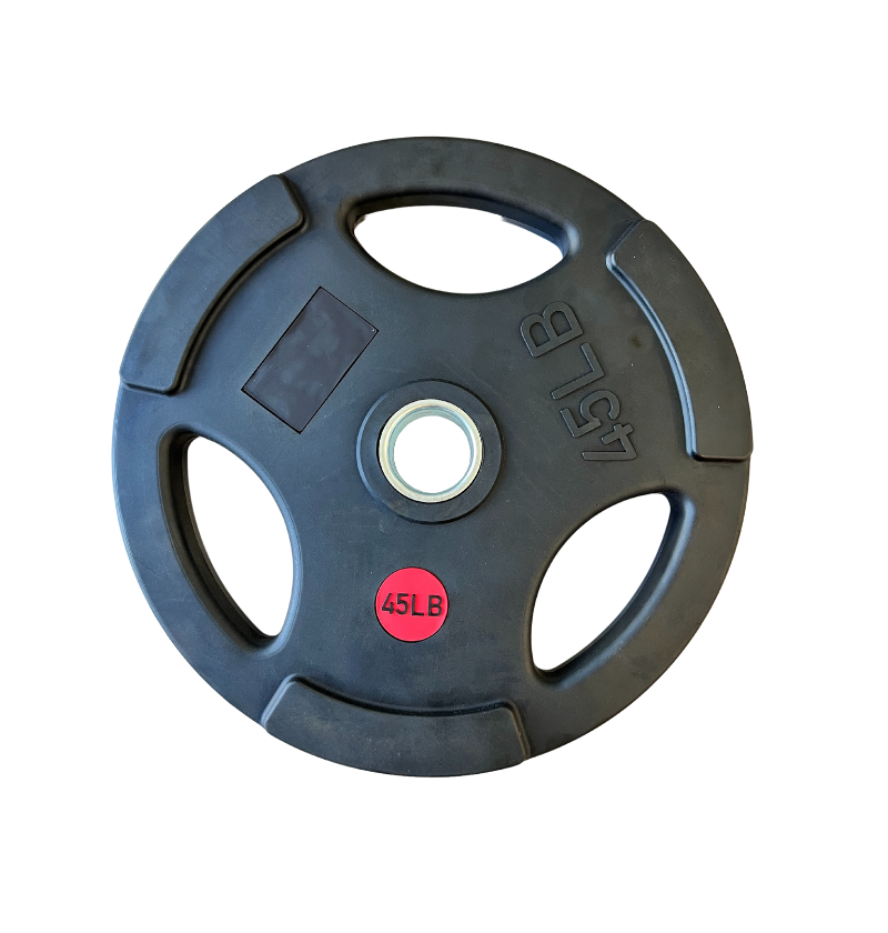 45lb rubber grip plates